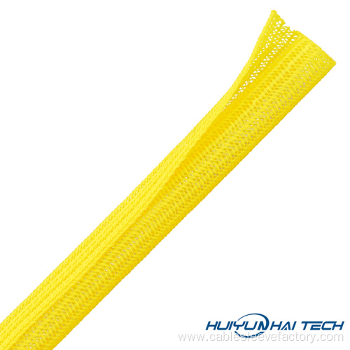 PET flame-retardant open woven mesh pipe